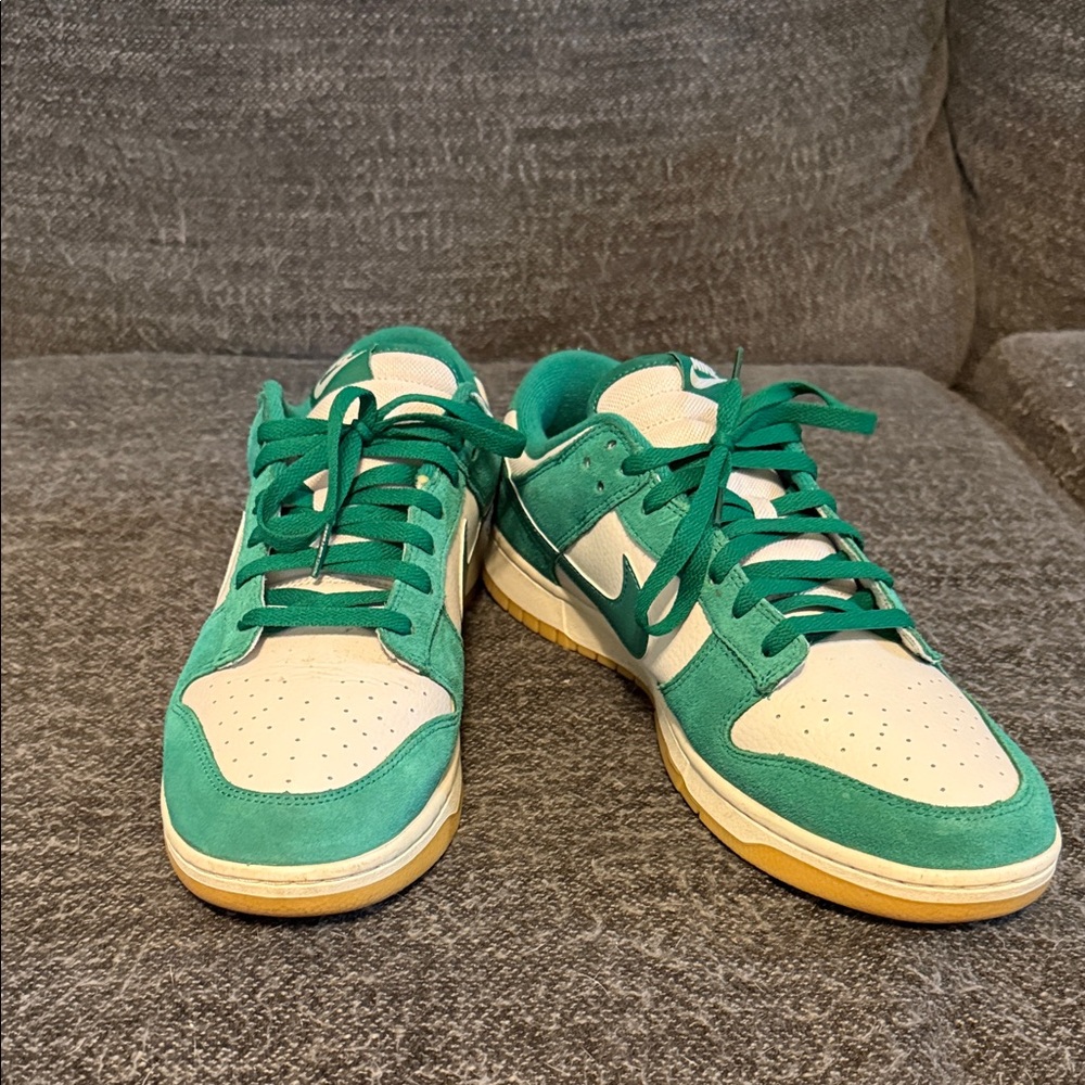 Nike Emerald and white Low-Top Sneakers